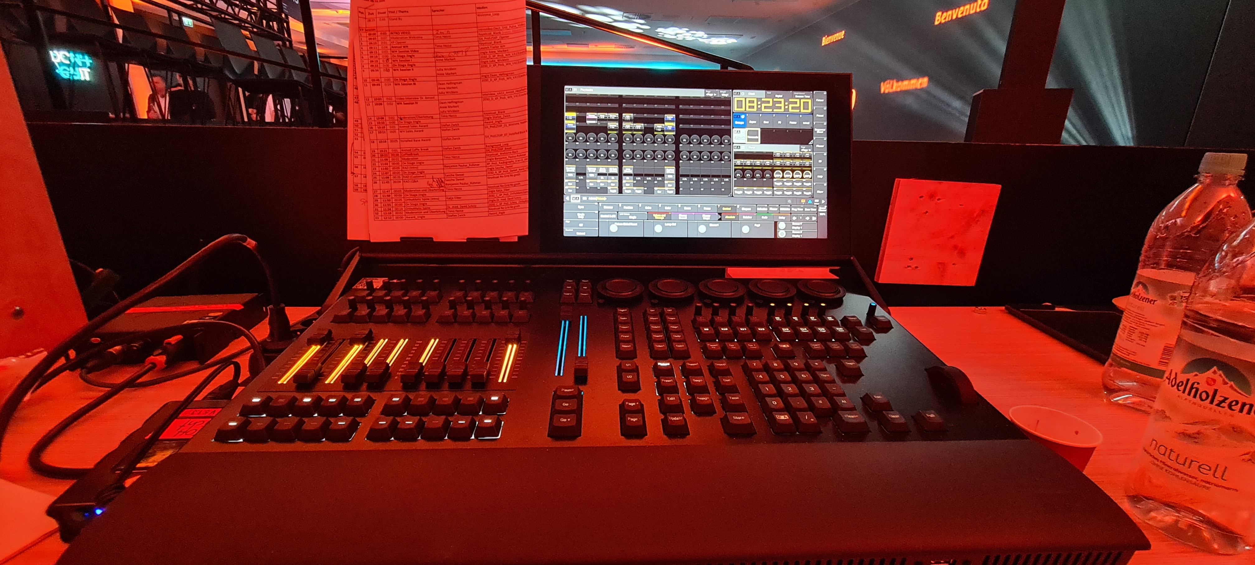 Präsentationslicht Messebeleuchtung Vortrag